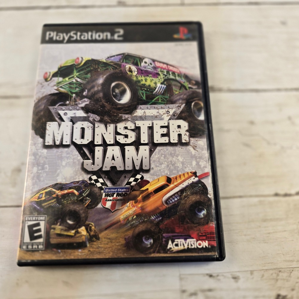 Monster Jam Sony PlayStation 2 PS2 Activision 2007 Grave Digger Racing Game CIB